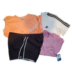Womens 1X Athletic Wear Bundle Columbia Long Sheeve, Columbia T shirt, Rebok Sho